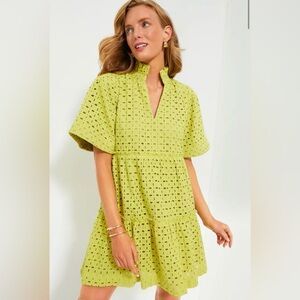 NWOT Tuckernuck lemongrass eyelet Crawford dress size XXL